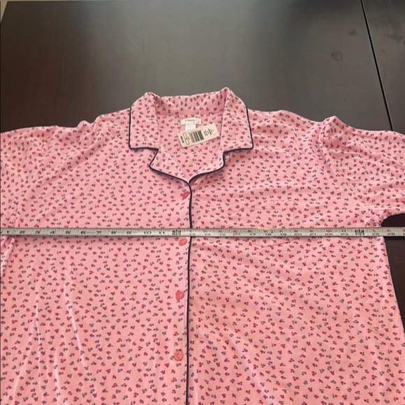 CLAUDEL Pink Floral Cotton Blend Night Gown Size 1X - Picture 3 of 14